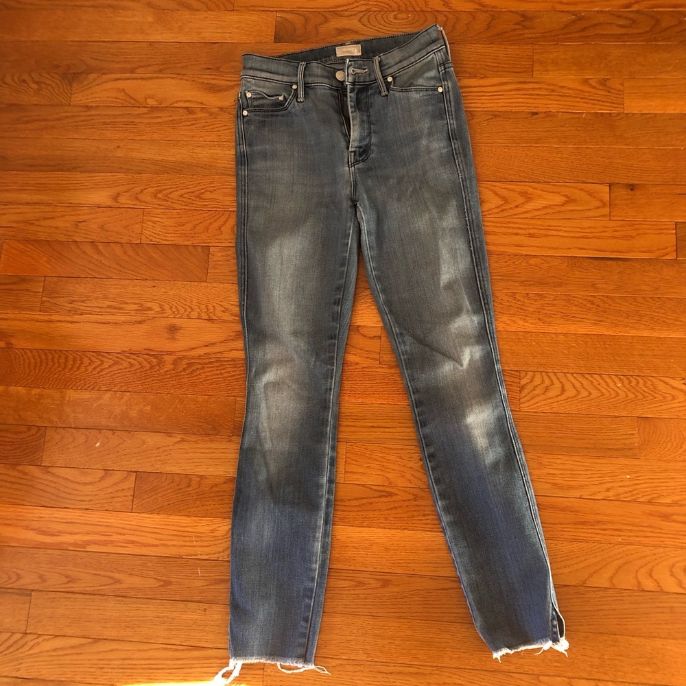 The Vamp Fray jeans by Mother. In good condition. Wash is called crack the whip